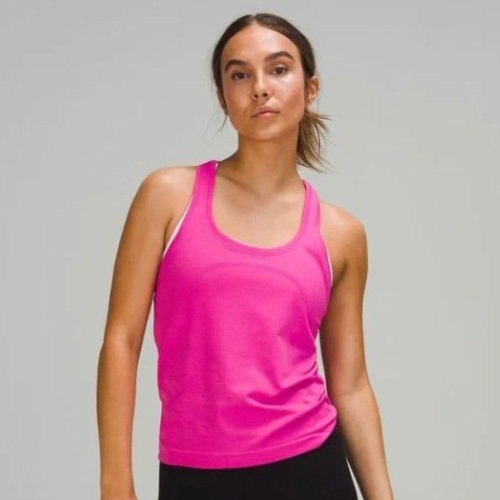 Lululemon Swiftly Tech Racerback 2.0 Race Length Sonic Pink Women's 10